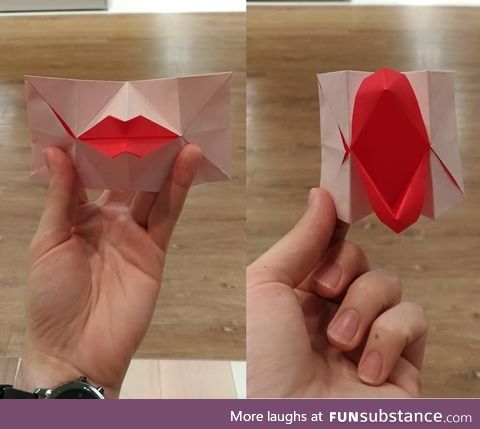 An Origami Howler from Harry Potter