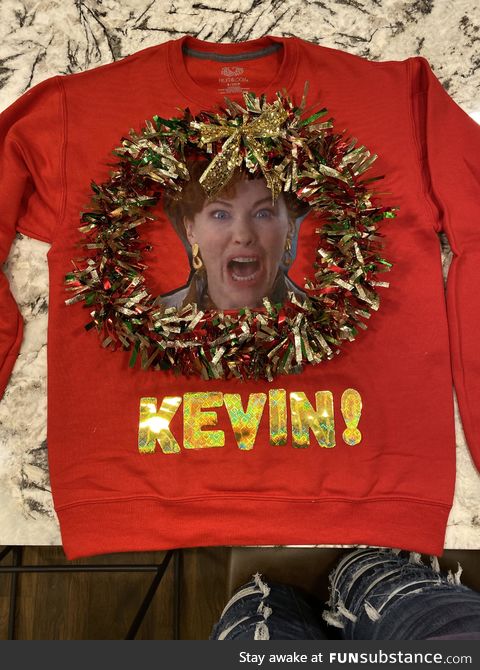 Made this for my ugly sweater party