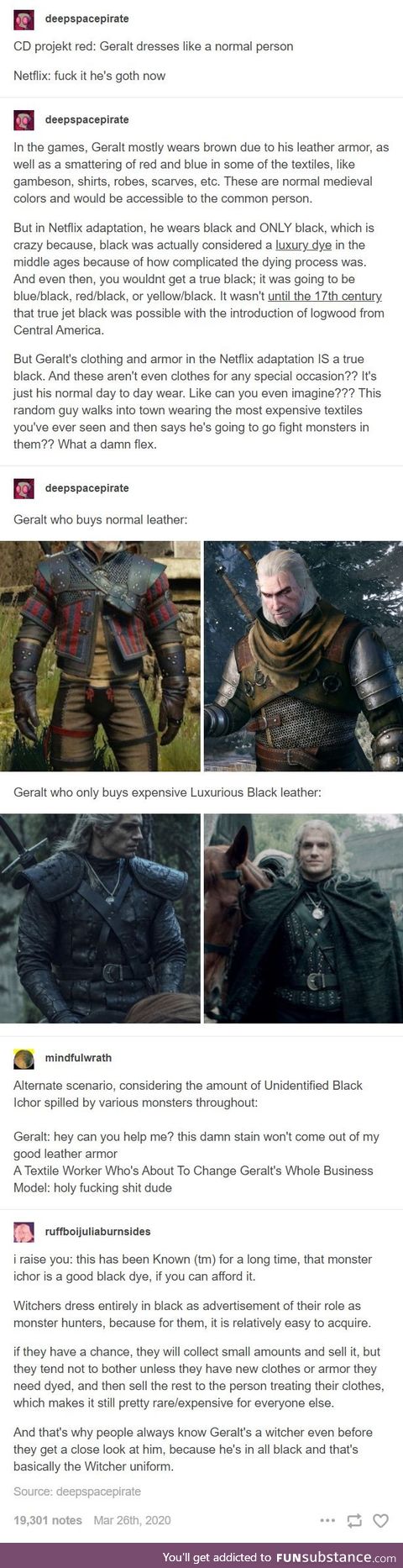 Stop tossing coins to your witcher - he's got expensive black leather already