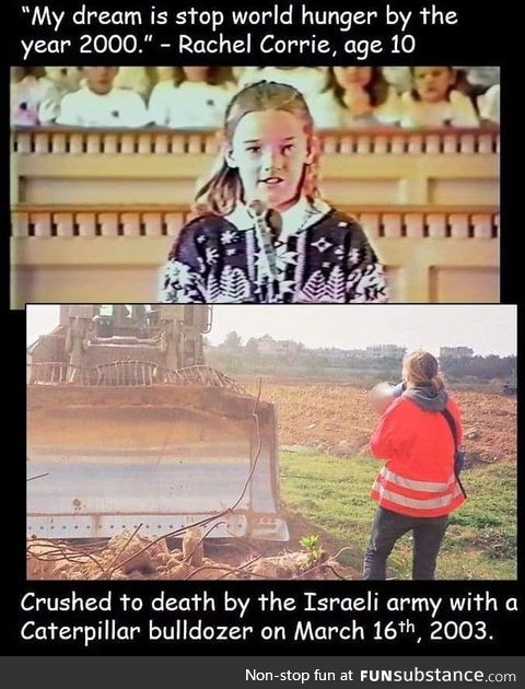 Rachel Corrie, don't forget her name