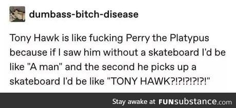 Recognize tony hawk