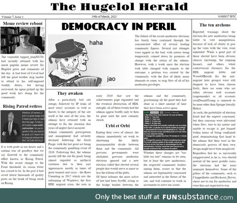 You know 2020 was bad when there was no  Herald posted for the whole of it