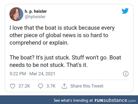 Boat needs to be not stuck