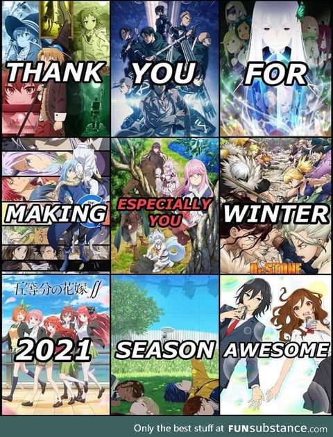 What a season this was for anime