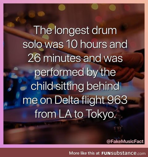 A fake music fact