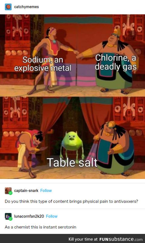 NaCl, basically