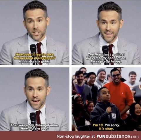 Ryan Reynolds is a legend