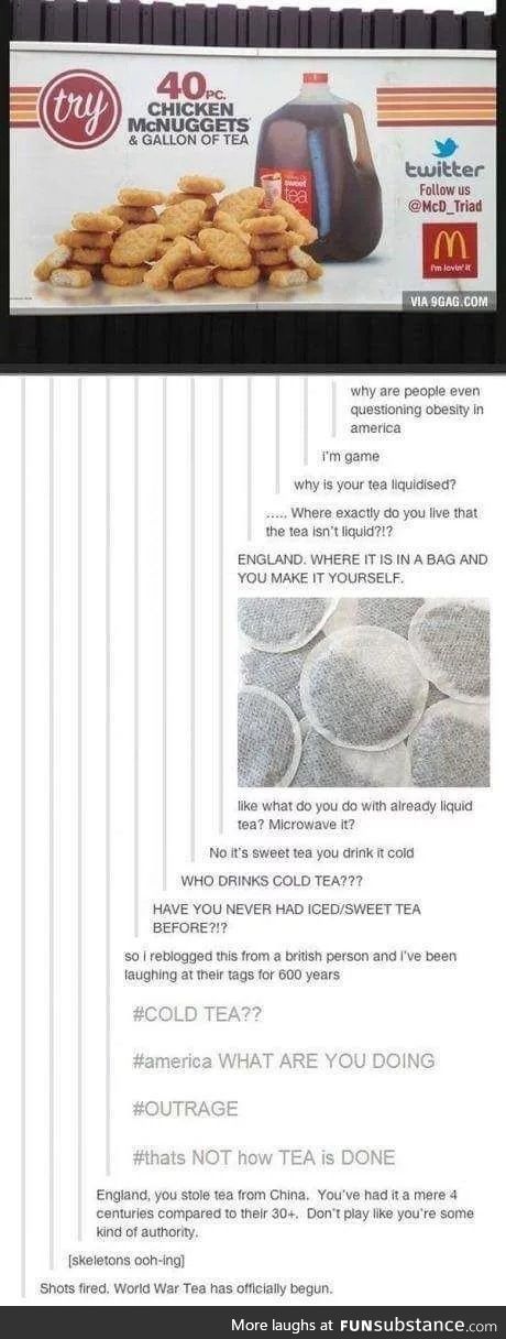 World War [iced] Tea