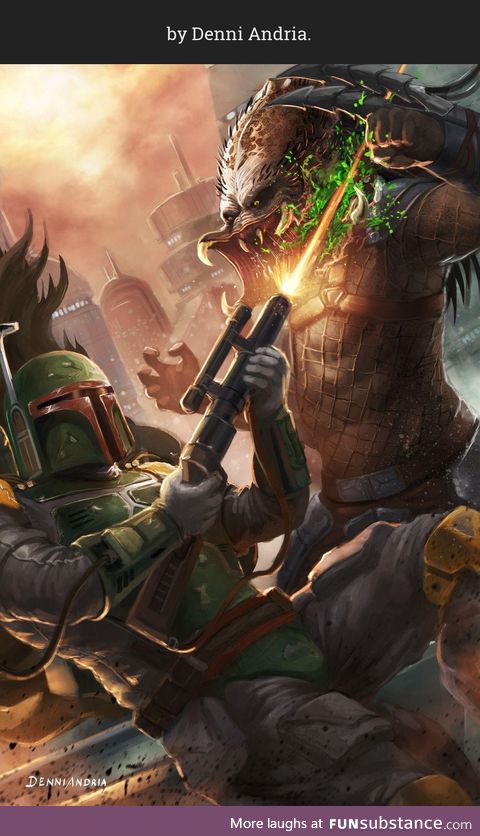 Boba Fett vs Predator