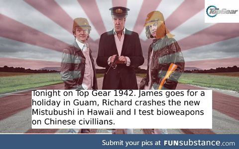 Joining in on the bandwagon of WW2 Top Gear memes