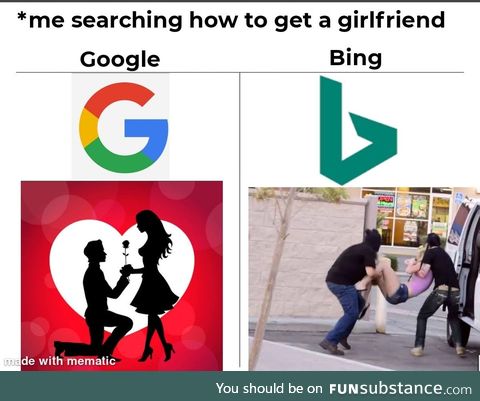 Oh, you ! Bing.