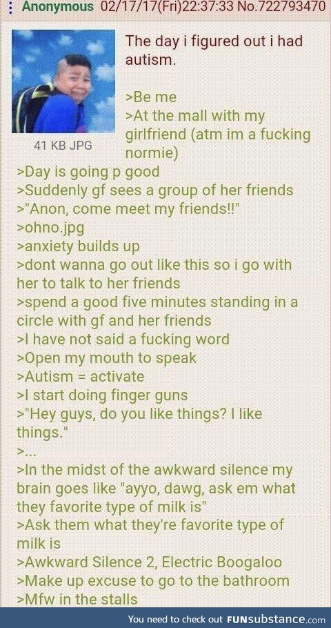 Anon changes the topic