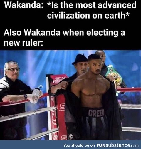 Wakanda be like