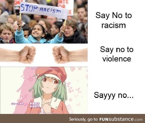 Violence isn’t ok guys