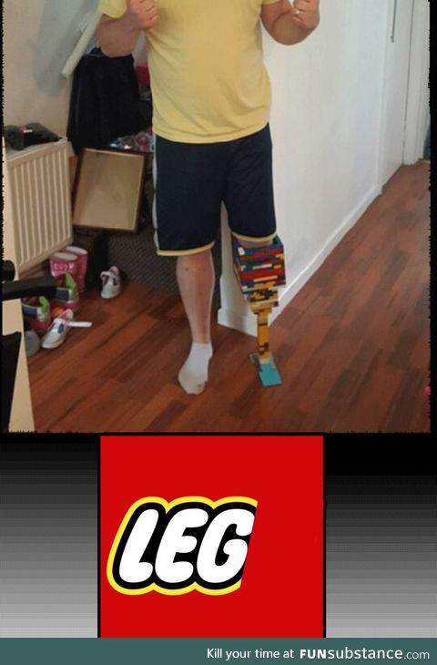 Lego leg