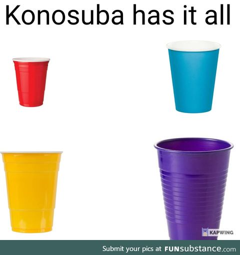 Konosuba has it all