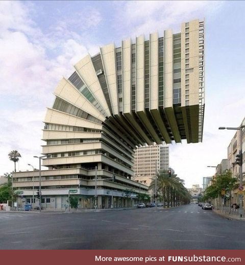 The aftermath of Hurricane Natasha. Sustained winds of over 625 mph caused entire office