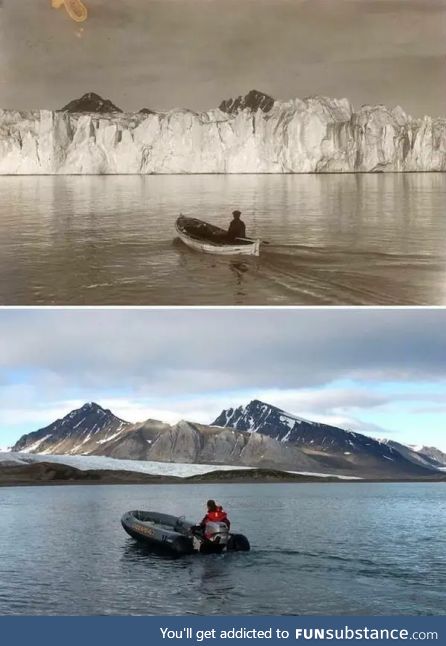 Antartica, 104 years apart