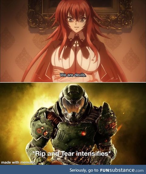 Anime is temporary. DOOM is Eternal