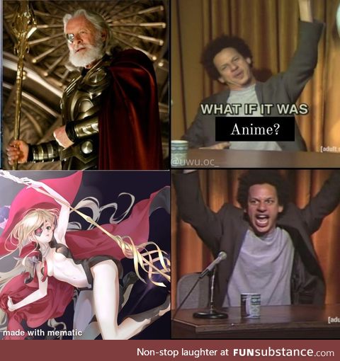 Anime Odin looks sexy