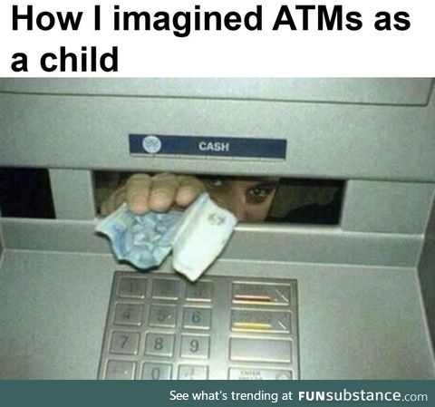 How crackheads see the ATM beside the weed dispenser