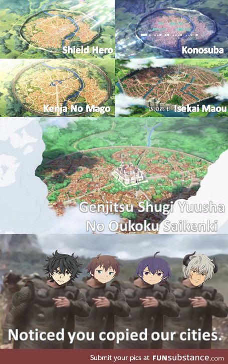 Isekai cities