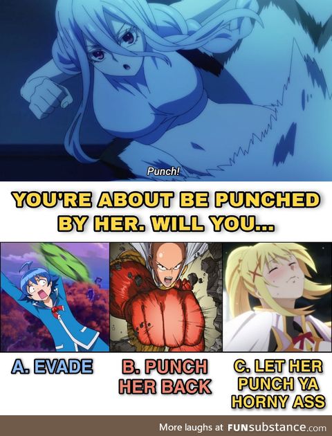 Just to remind that her punch is very lethal