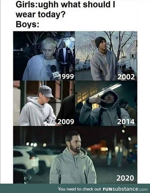 Eminem is a fashion icon