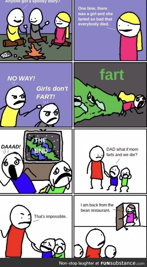 Girls don’t fart