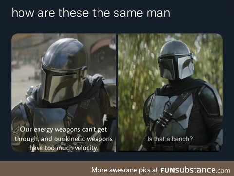 How is this the same mandalorian