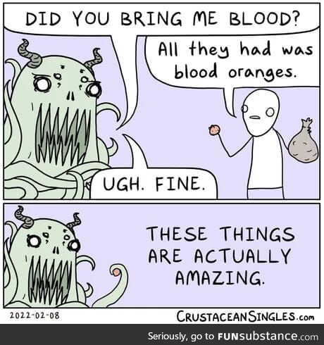 Blood Oranges for the Blood God