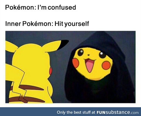 Pokemon when they're confused