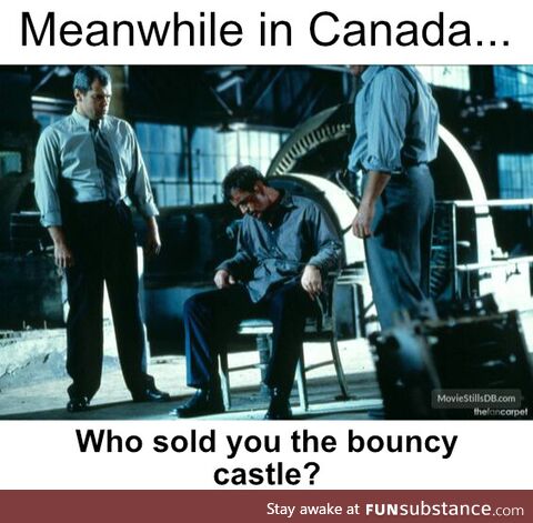 Who sold you the bouncy castle?