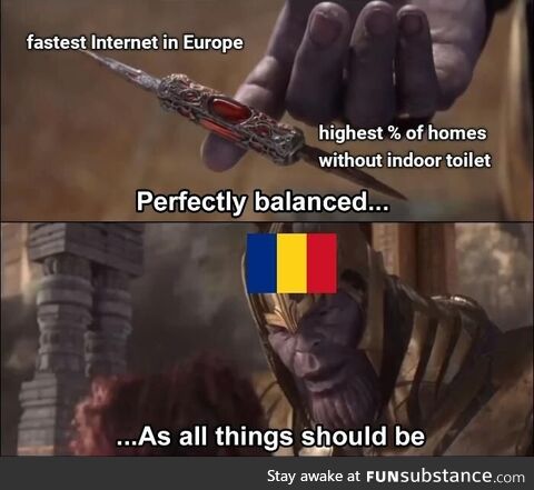 They have internet in romania?