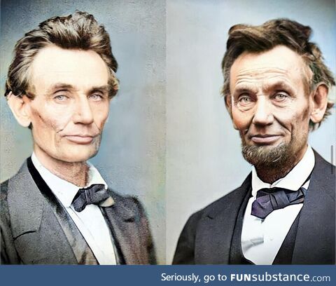 Abraham Lincoln when GTA V came out vs. When GTA VI was released,