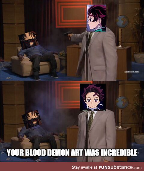 Tanjiro vs Drum Demon in a nutshell