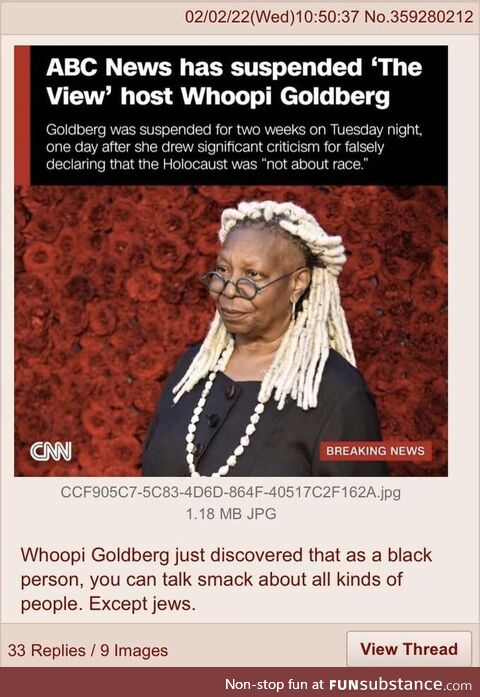 Whoopsie goldberg