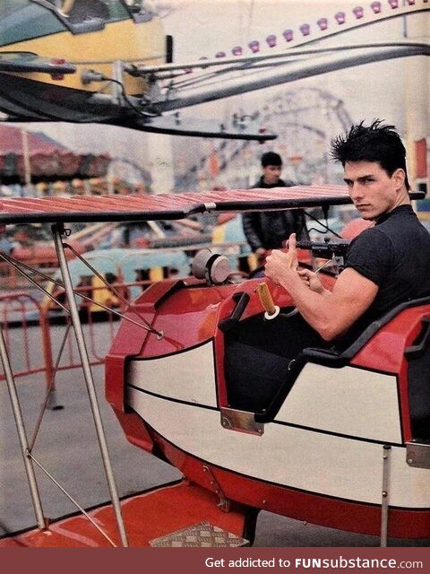 Tom Cruise training for Top Gun 1986