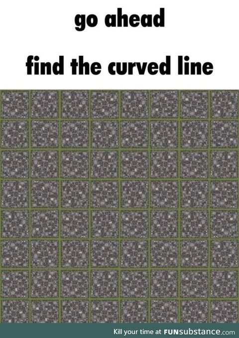 Find the curved line