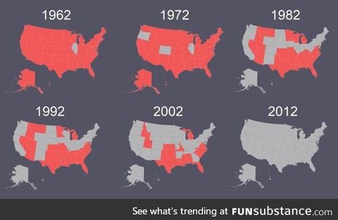 Illinois conquest of the US 1960 - 2012