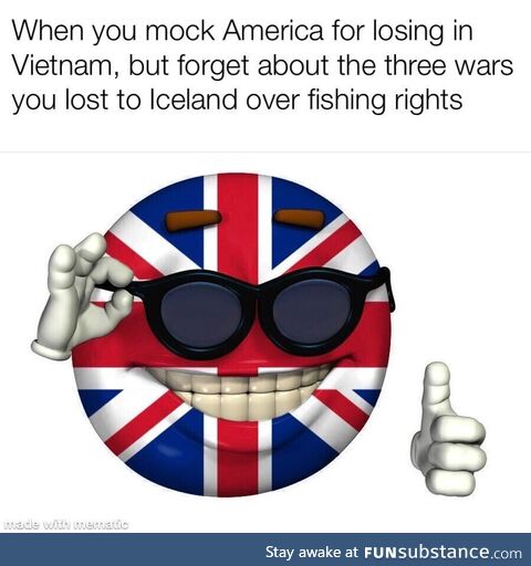 Let's leave that to UK-Iceland dispute