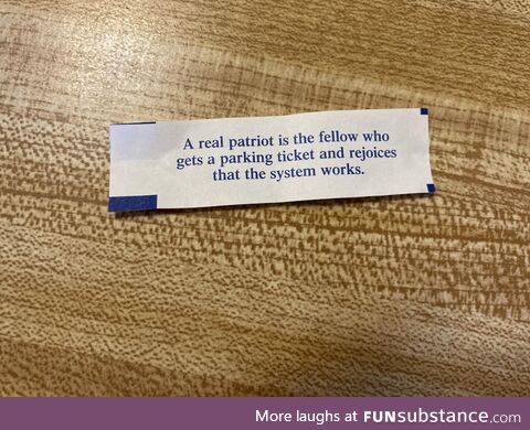 What a fortune…