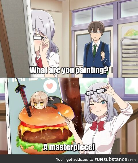 Here's a picture of Salter conquering Burgerland to brighten your day