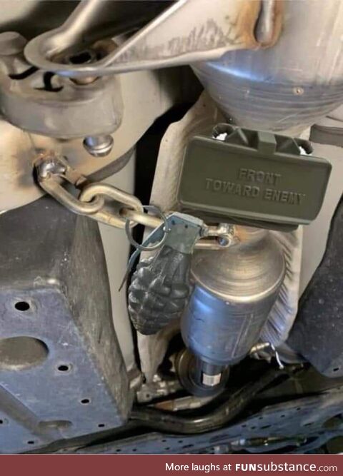 An interesting solution to catalytic converter theft