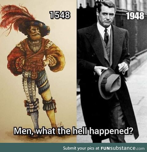 Fashion is a matter of historical perspective