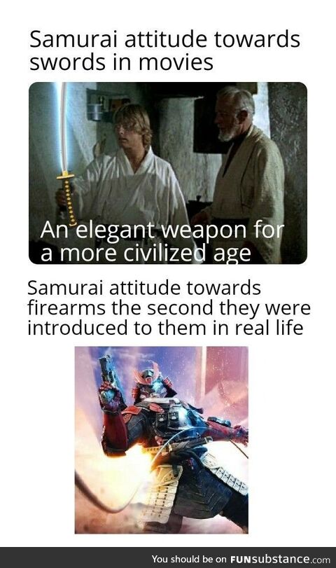 Samurai are cool regardless