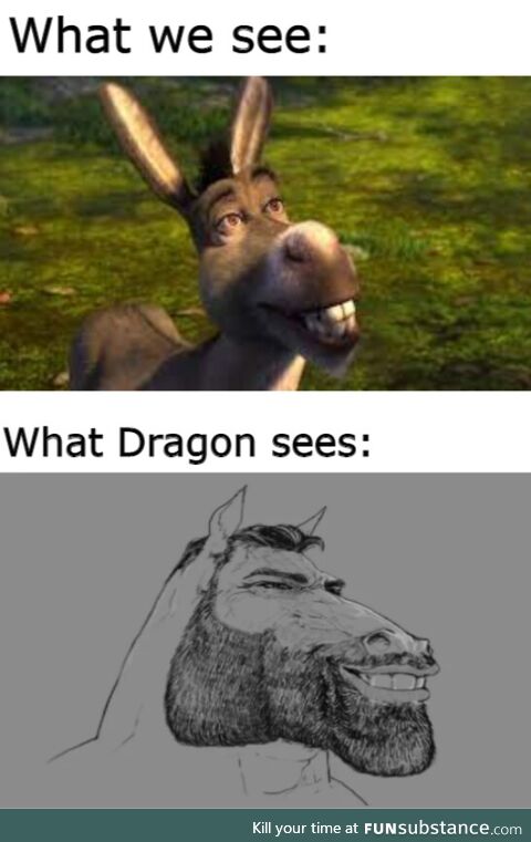 Giga chad donkey