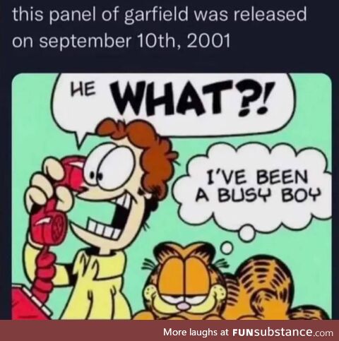 Garfield did 9/11