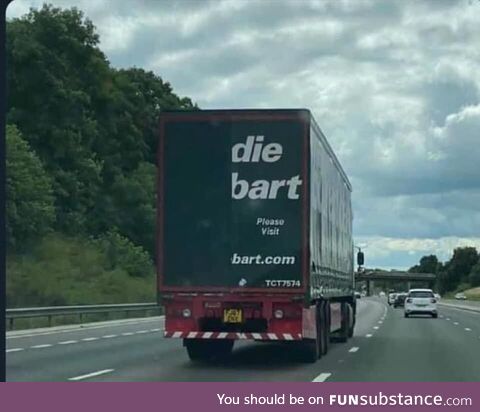 Sideshow Bob stealing lorries again