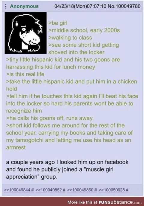 Anon forging a kid